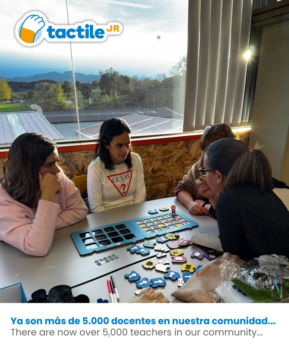 SistemaTHEAD's tweet image. 🌍 Ya somos más de 5.000 docentes en la comunidad #TactileJr… ¡y seguimos creciendo!

Gracias, Cantabria, por la acogida 💙

#EducaciónInclusiva #STEAM #TactileJr #SistemaTHEAD #InnovaciónEducativa #Docentes #InclusiónDigital #CITED #Cantabria #ProgramaciónCreativa #EdTech