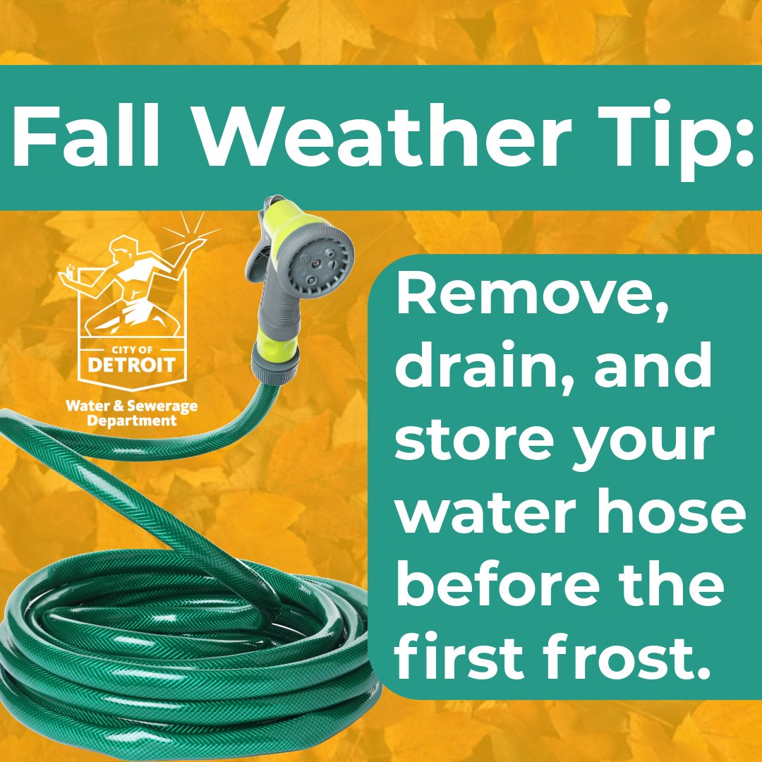 With the weather cooling, there are many tips you can utilize to protect your pipes and your wallet. One tip to prepare for the cooler season is to remove, drain and store garden hoses.