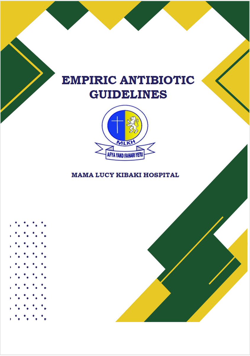 We launched the Empiric Antibiotic Guidelines, a key step in tackling antimicrobial resistance and promoting dignified, evidence-based healthcare across Nairobi.

🔗 citizen.digital/article/mama-l…

#MLKH #AMR #PatientSafety #NairobiCityCounty #AfyaYakoFahariYetu