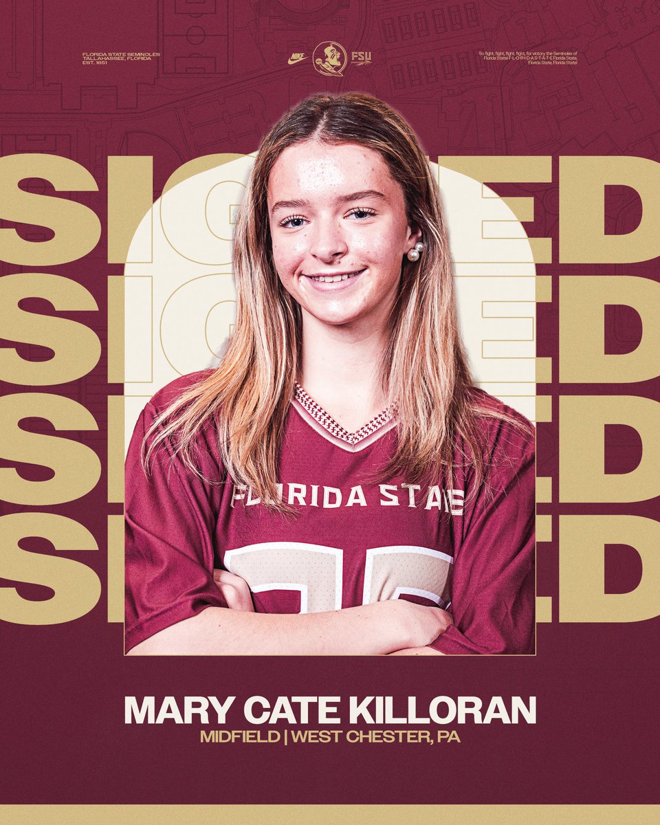 Welcome to the Garnet and Gold, Mary Cate! 🍢

#NolesLax