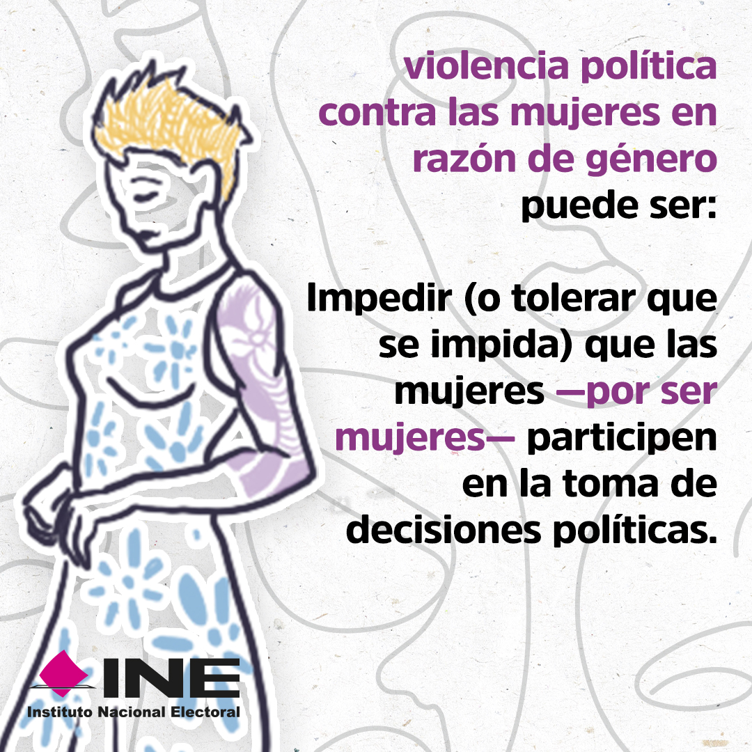 Para prevenir y erradicar la violencia política contra las mujeres en razón de género se debe identificar. 
Consulta la "Guía para la Prevención, Atención, Sanción y Reparación Integral de la Violencia Política Contra las Mujeres en Razón de Género" en: acortar.link/UEHanH