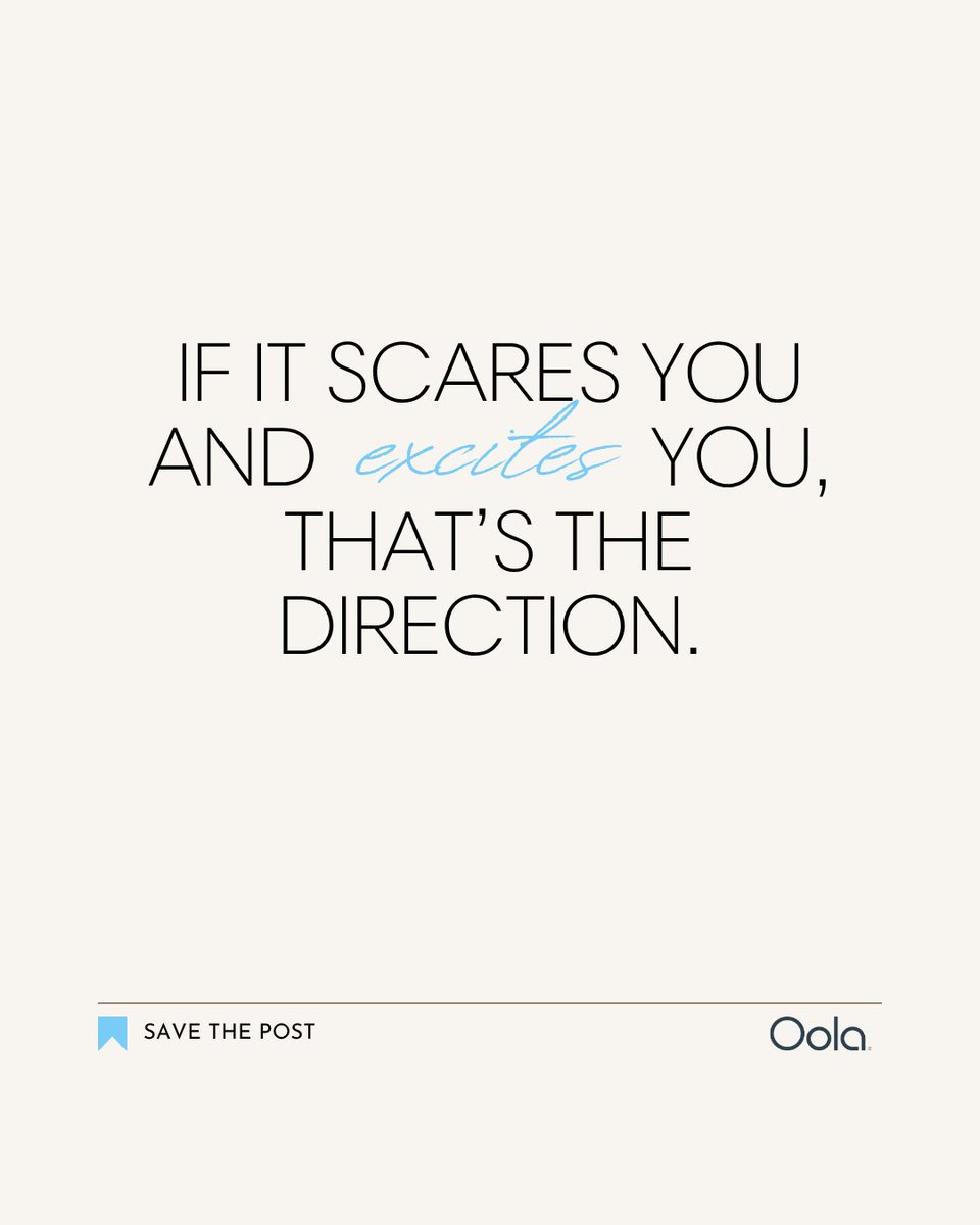The things that stretch you are the things that change you.

Lean in, even if your voice shakes a little.

Growth rarely feels comfortable, but it’s always worth it.

#courageovercomfort #trustthejourney #growthmindset #OolaBalance #1B7