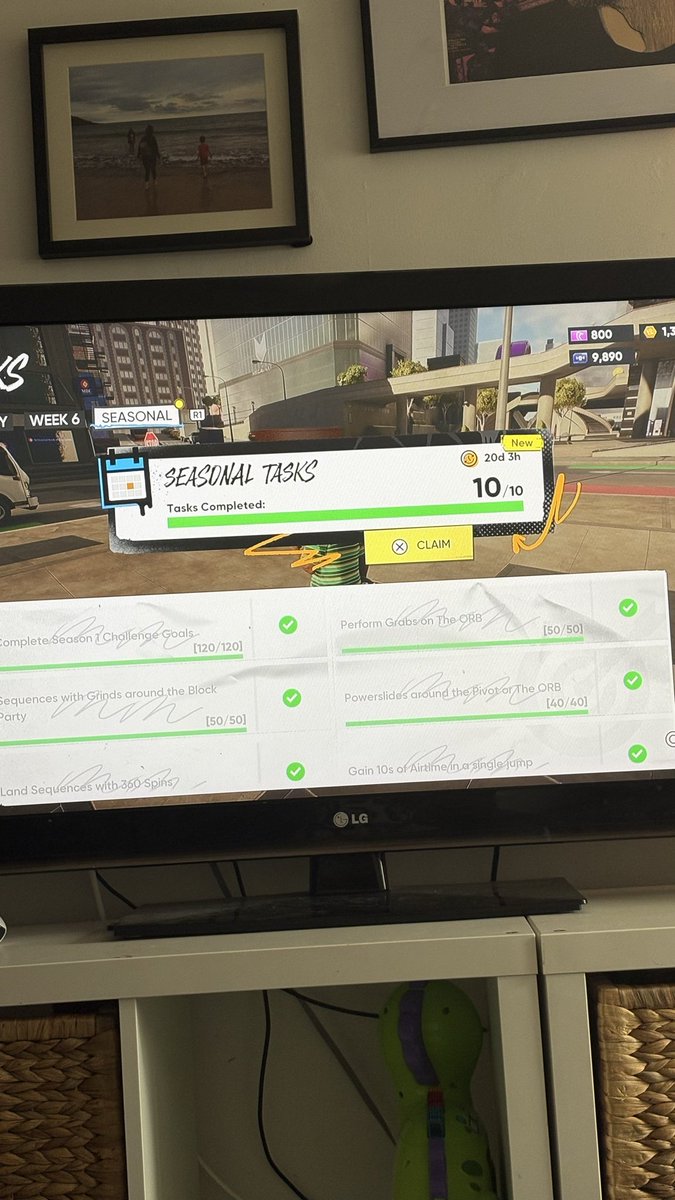 MuliMc's tweet photo. @SkateStatus when is the seasonal task claim going to be fixed? https://t.co/vKU9QcYLAe