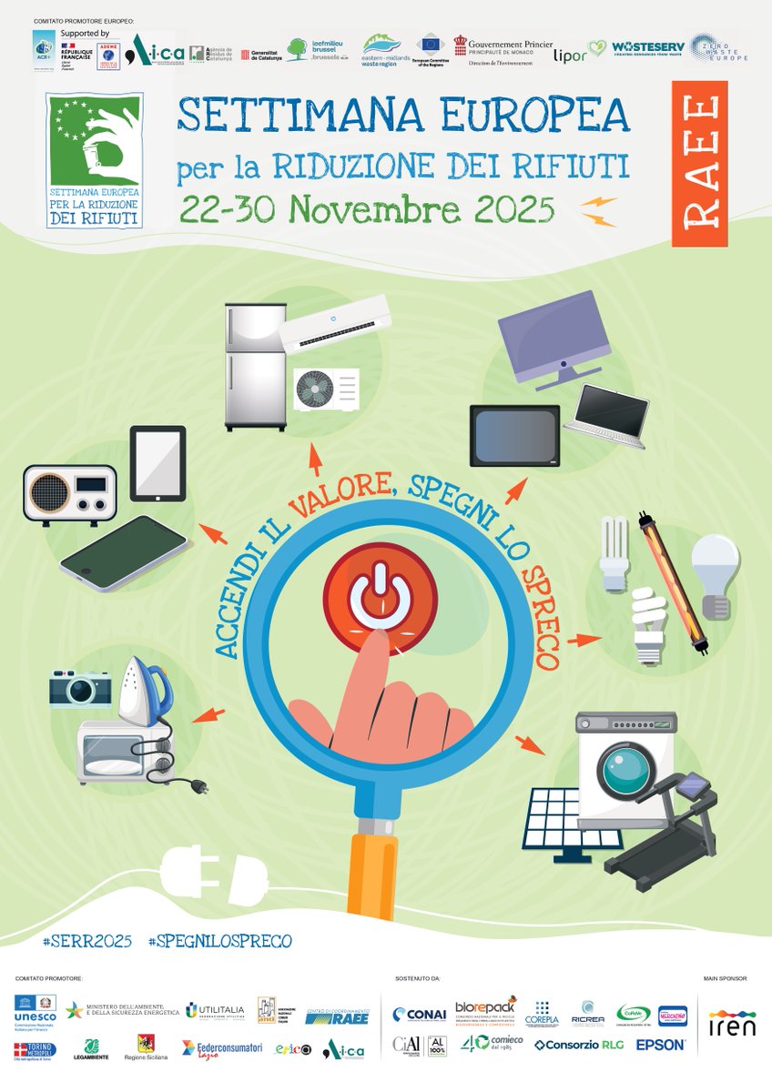Siamo orgogliosi di annunciare la nostra partecipazione come Sponsor ufficiale della <a href="/menorifiuti/">SERR</a> (SERR) 2025, l’iniziativa promossa da AICA per sensibilizzare cittadini, imprese e istituzioni sul tema della prevenzione e gestione dei rifiuti.