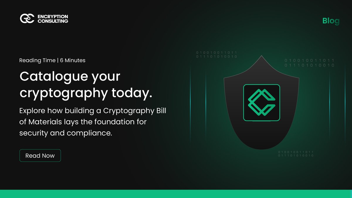 encryptioncons's tweet image. As organizations brace for the quantum era, understanding and managing cryptography has never been more critical. A Cryptography Bill of Materials (CBOM) offers the visibility needed to secure every algorithm, key, and certificate across your digital ecosystem.

This blog unfolds…
