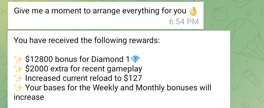 ONEX_Stake's tweet image. Yesterday I finally hit 💎 Diamond Level on @Stake! 🔥
Here’s the Diamond bonus my VIP host just sent me 💰

I’m pretty happy with it 😎
But what do you think — how much bonus should I have gotten? 🤔👇

#Stake #DiamondLevel #VIP #Bonus
