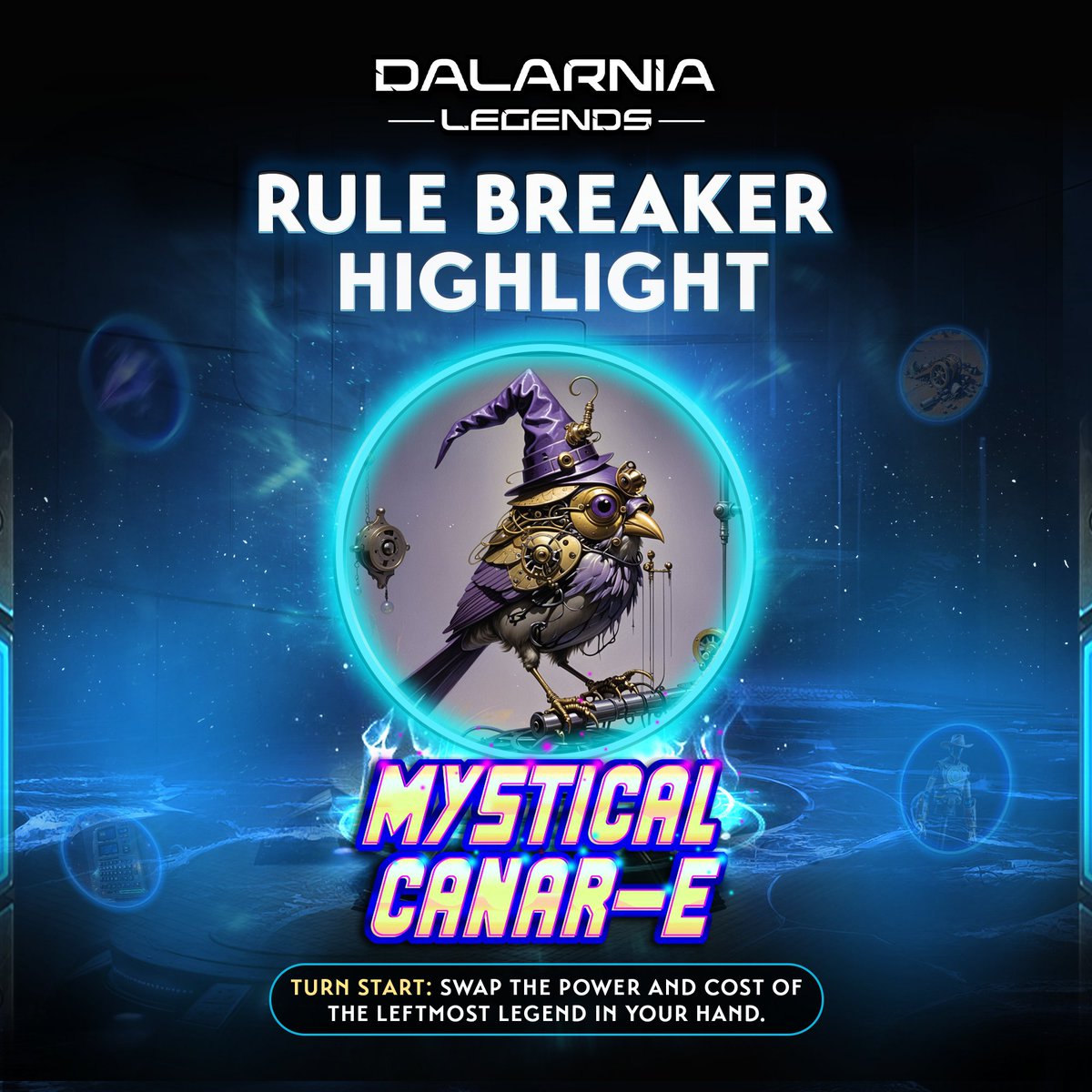 dalarnialegends's tweet image. This Rule Breaker can turn your strategy upside down... literally!

Go for wild new combos in #DalarniaLegends with this powerful effect. Use it to your advantage wisely.

What low-power, high-cost Legend will you target first? 🐦