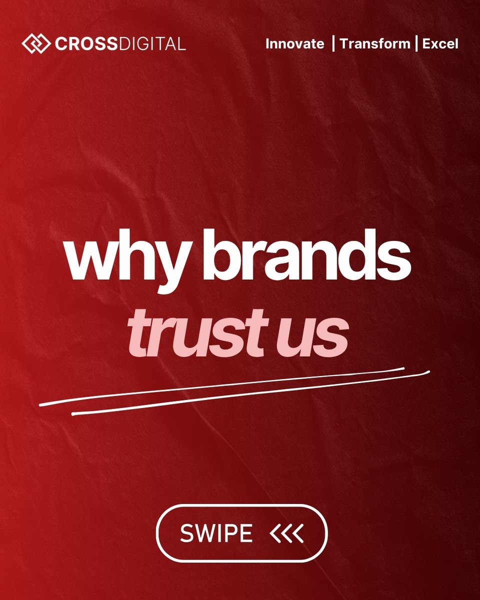 crossdigitaluk's tweet image. With 25+ years of digital expertise, we’ve helped businesses across industries.

🚀 Ready to start your next project? Visit cross-digital.co.uk

#DigitalMarketing #eCommerceExperts #CrossDigital #BusinessGrowth #MarketingAgency #WebDesign #GoogleAds #MetaAds #LetsGrowTogether