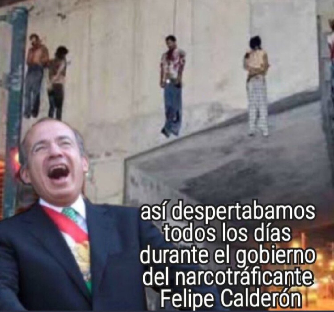 AliciaJ86958882's tweet photo. La gente olvida rápido pero aquí habían mínimo 4 mega marchas para pedir que sacaran al borracho ratero @FelipeCalderon https://t.co/mYjuyTYhoJ