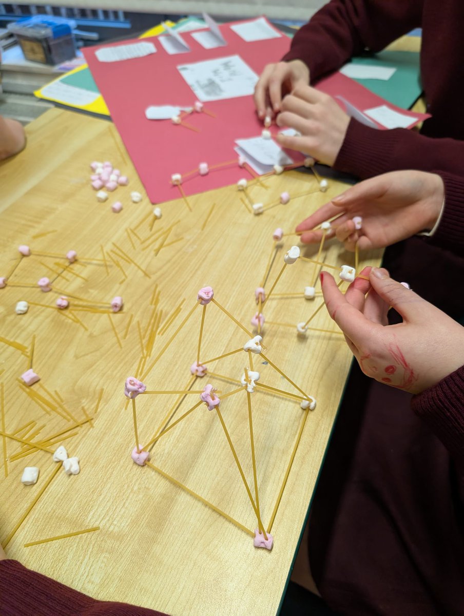 sacredheartns's tweet image. Design and make a pasta tower.  Students in Rang 5 created towers using geometric shapes and their knowledge of tall structures from around the world.  Well done everyone.  #ScienceWeek2025