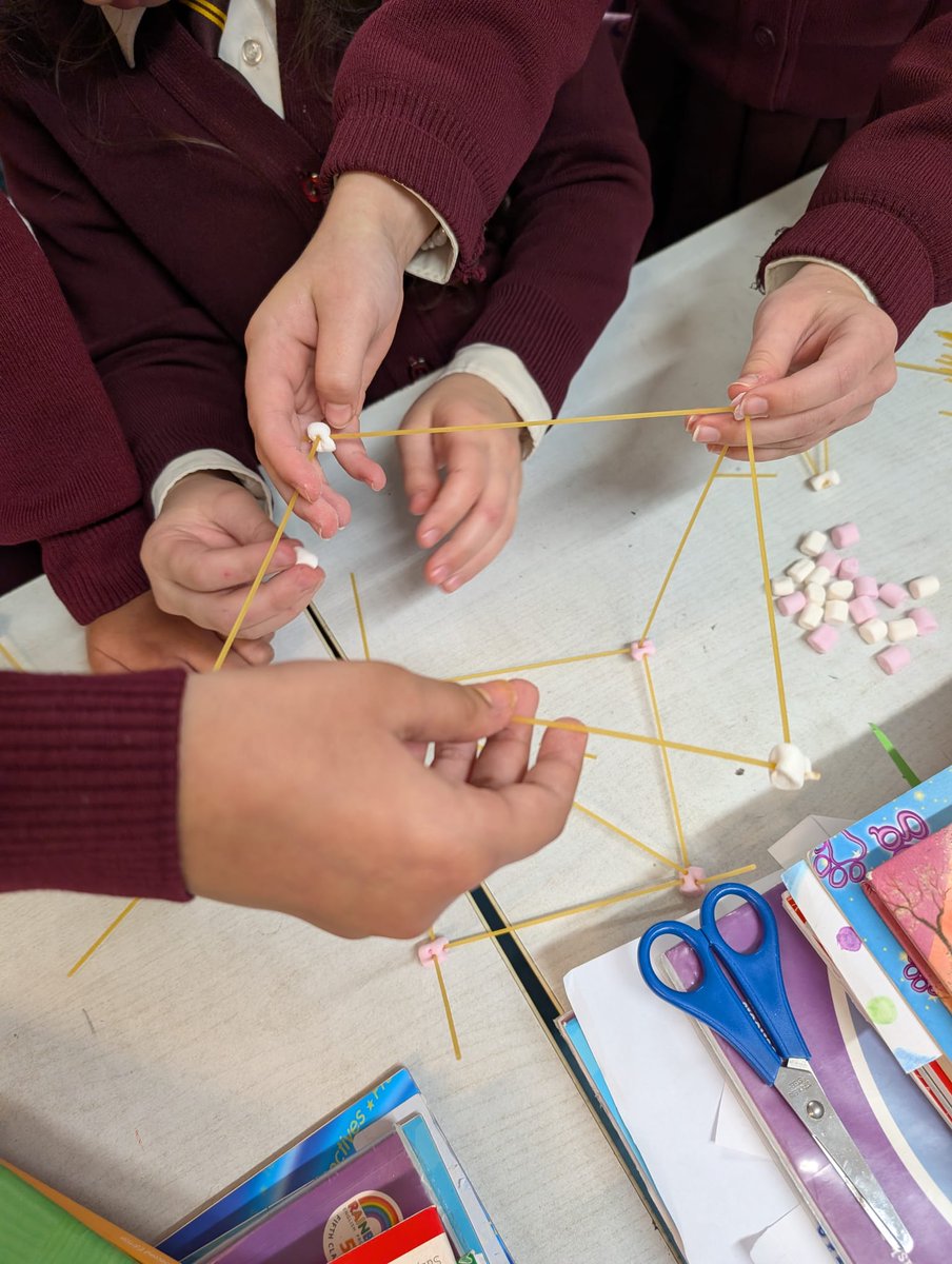 sacredheartns's tweet image. Design and make a pasta tower.  Students in Rang 5 created towers using geometric shapes and their knowledge of tall structures from around the world.  Well done everyone.  #ScienceWeek2025