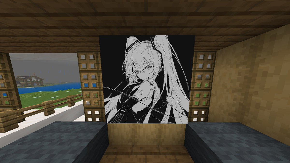 仲良い人のマイクラ鯖でさんち作ってきた