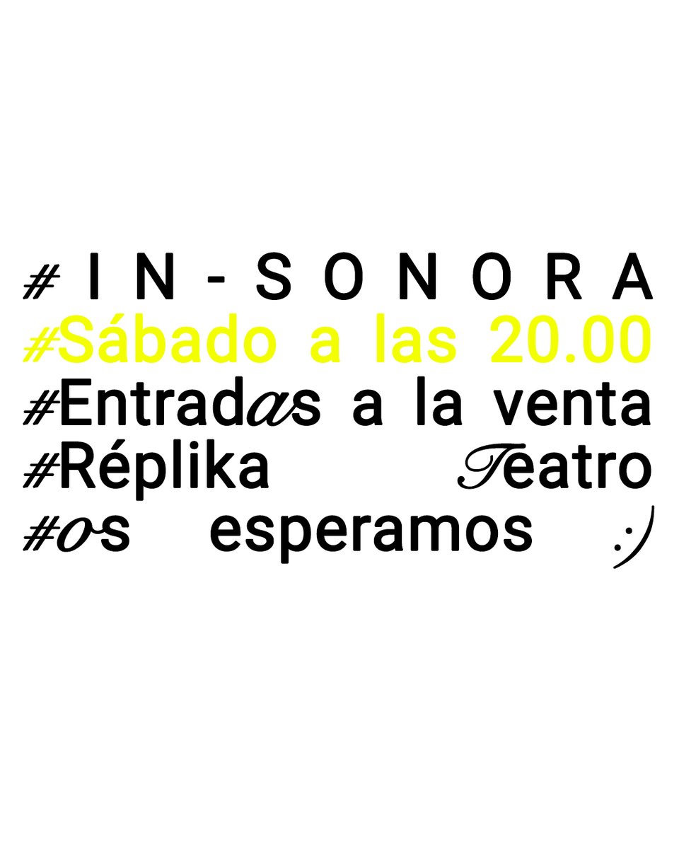 El próximo #22denoviembre llega a Réplika Teatro la celebración del 20° aniversario de IN-SONORA. 
La compositora y artista sonora Edith Alonso, junto a la artista visual y de nuevos medios Elena Juárez, presentarán su pieza MOMENTO 0.13.
replikateatro.com/evento/replika…