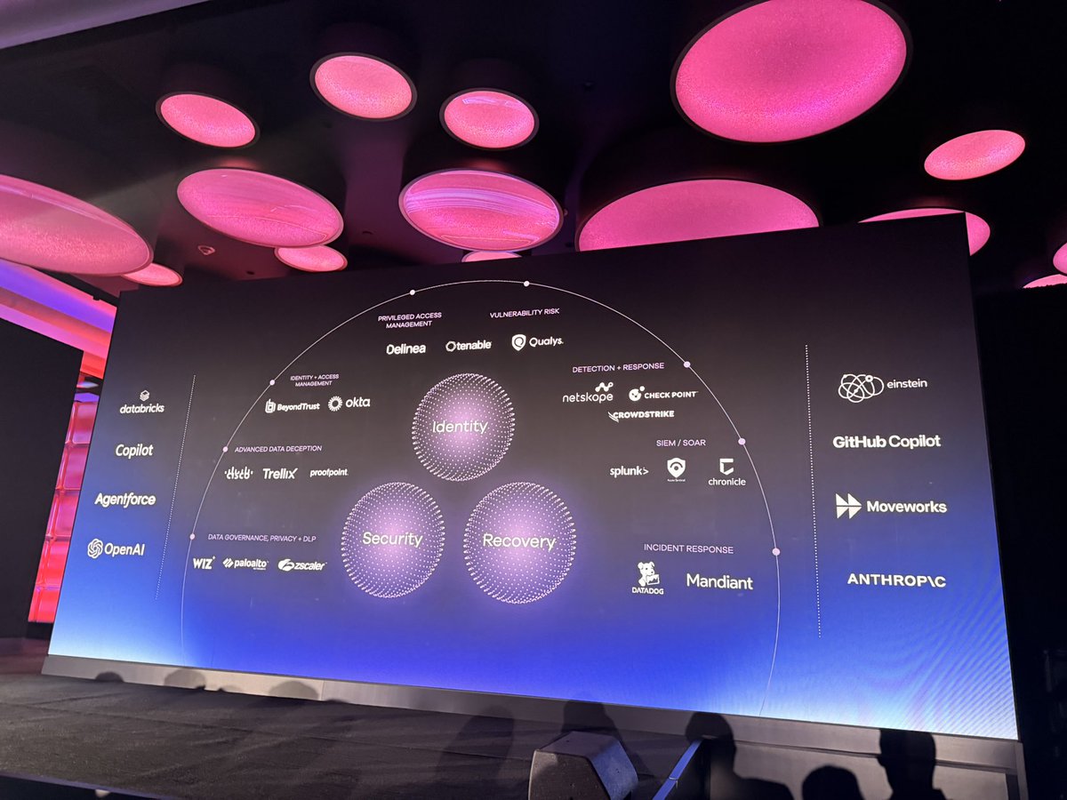 RobKramer_Data's tweet image. .@Commvault SHIFT 2025 is now. SanjayMirchandani @mirchi111 kicks off the keynote with some great news. Commvault Cloud Unity. 

It unifies data security, cyber recovery, and identity resilience for enterprises across cloud, hybrid, and on prem environments. More to come!…