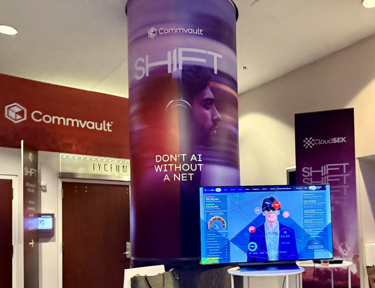 RobKramer_Data's tweet image. .@Commvault SHIFT 2025 is now. SanjayMirchandani @mirchi111 kicks off the keynote with some great news. Commvault Cloud Unity. 

It unifies data security, cyber recovery, and identity resilience for enterprises across cloud, hybrid, and on prem environments. More to come!…