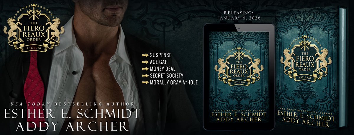 #COVERREVEAL The Fiero Reaux Order from Addy Archer &amp; <a href="/EstherESchmidt/">Esther E. Schmidt</a> preorder here:books2read.com/Fiero