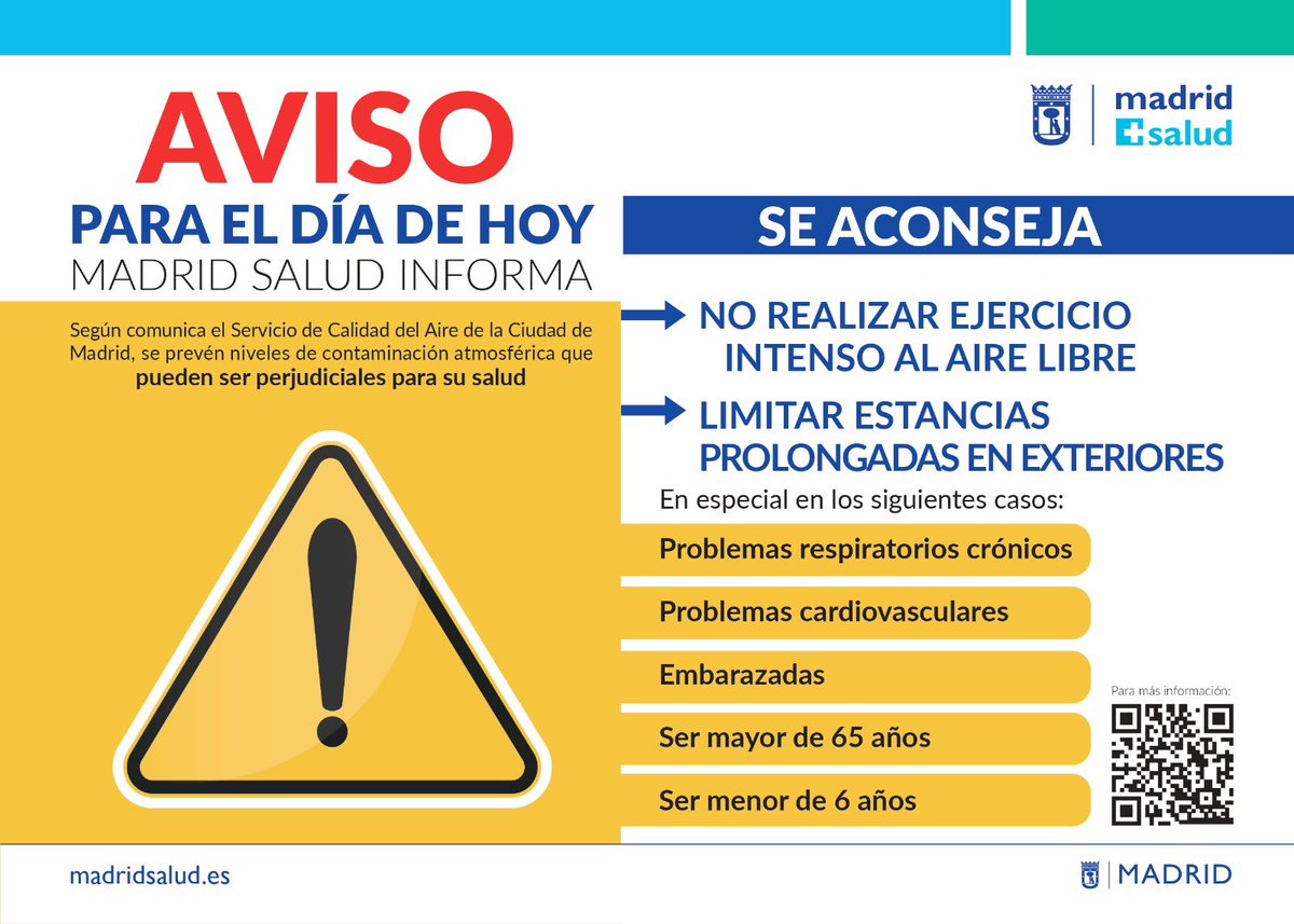 Aviso importante para el día de hoy. <a href="/FRAVM/">Federación Vecinal de Madrid</a>
