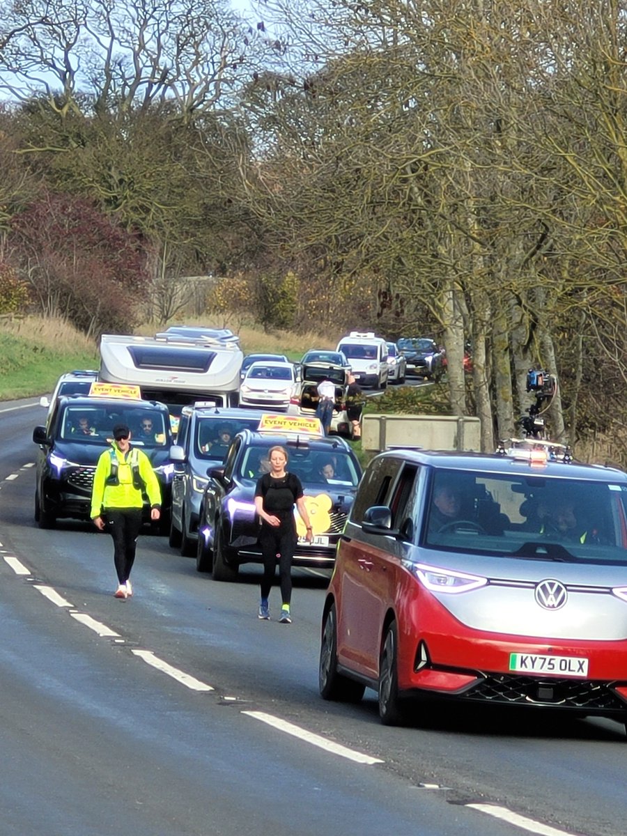 EdChicken2's tweet image. Sarah Cox clearly struggling today but a fantastic reception at Staindrop soon lifted spirits.