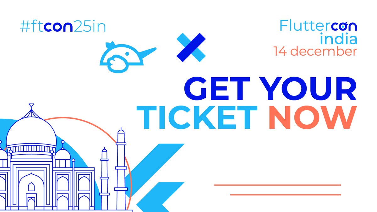 FlutterconWorld's tweet image. ⏳ #Flutter is evolving fast — and so is the demand for #devs who can build production-ready apps across mobile, desktop, &amp;amp; web. 

With us, you’ll learn directly from the experts shaping the framework — with real-world sessions on architecture, state management, performance…