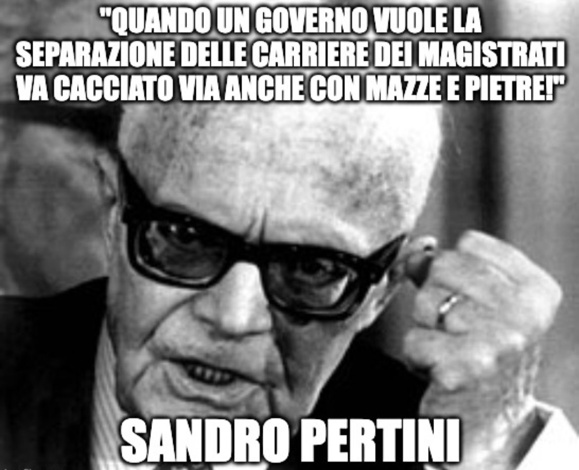 Come disse Pertini in un’intervista all’Avanti del 25 gennaio 1982… 🤡