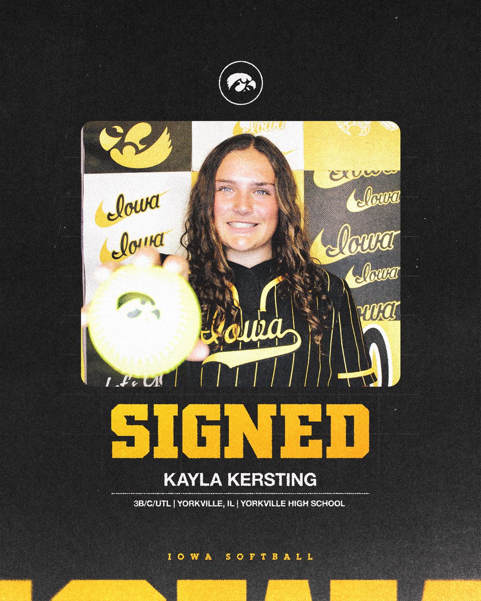 Signed! ✍️

Welcome to the Hawkeye family, Kayla! 🖤