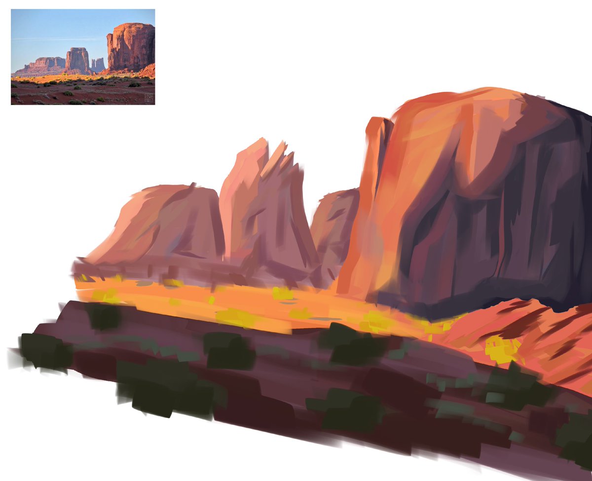 Tryna get better at environment art and concept art also trying out different brushes