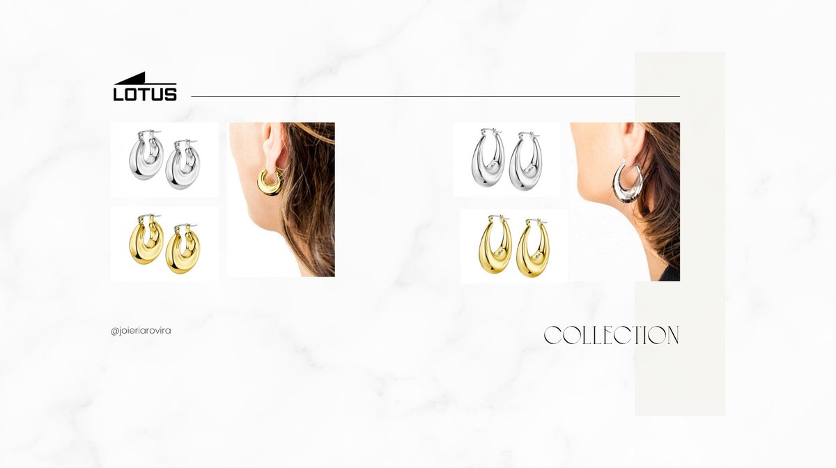 ✨Aquestes arracades Lotus Style combinen l’elegància del color platejat i daurat amb un disseny d’aro clàssic i un acabat brillant que aporta llum a qualsevol look.