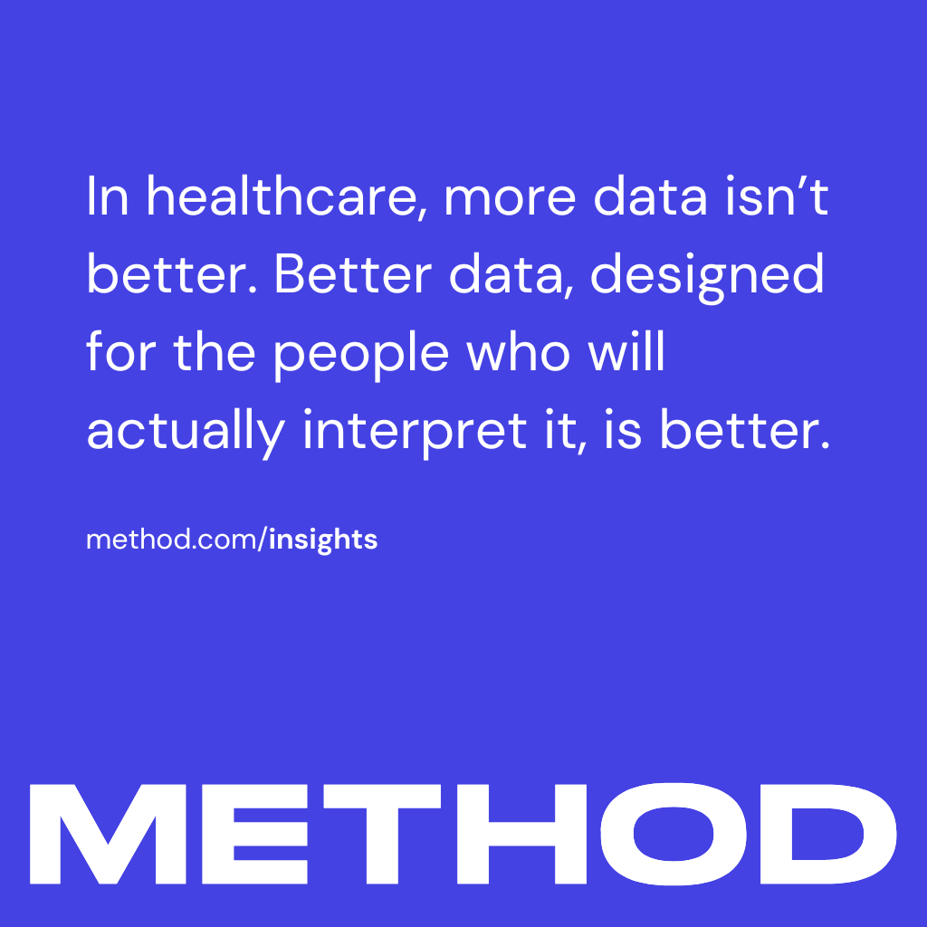 method_inc's tweet image. Being able to identify risk factors as they develop is huge, but what does all this extra data do to already overworked clinicians? We examine a human- and business-centric approach that ensures your company can work downwards towards solutions. bit.ly/4nRp1eH