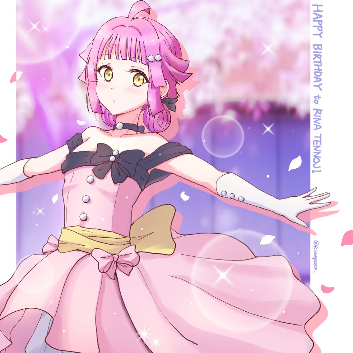 璃奈ちゃん推しですが、絵を描くのは初めてかも。
お誕生日おめでとう🎁
#天王寺璃奈誕生祭2025