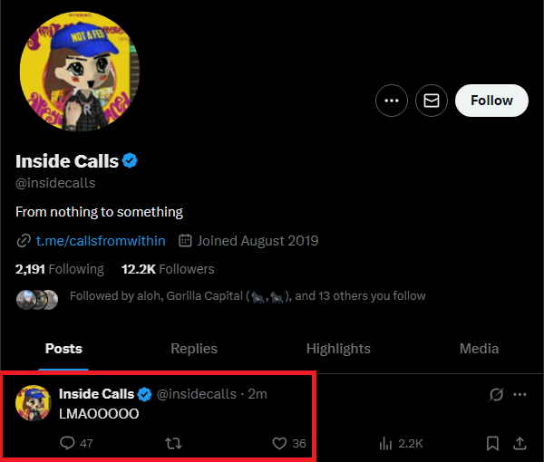 halaltrapper's tweet image. Genuinely one of the best LARPs I've ever seen

in ONE MINUTE, @insidecalls farmed the entire trenches for $92,000+ 

fair play...