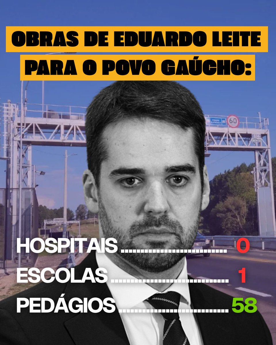 Simples assim: Eduardo Leite escolheu bem o que pretende entregar ao povo gaúcho depois de dois mandatos como governador.