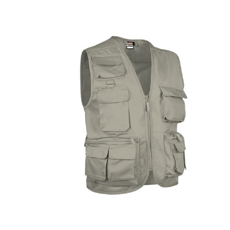 Descubra o nosso colete multibolsos em tecido sarja! Perfeito para quem precisa de organização e estilo. Com 9 bolsos à frente e 2 atrás, oferece máximo aproveitamento. Disponível em várias cores e tamanhos, incluindo XS e 3XL. Ideal para trabalho ou atividades ao ar livre. Peça