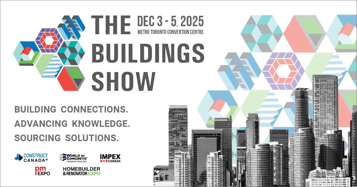 SpecifierMagCSI's tweet image. Join over 18,000 industry pros at Canada&apos;s top construction event, The Buildings Show! With 700+ exhibitors, 120+ expert-led sessions, and endless networking, it&apos;s your go-to for new trends and connections. Discover more and sign up now: buff.ly/ZGjZxAk #ConstructionExpo