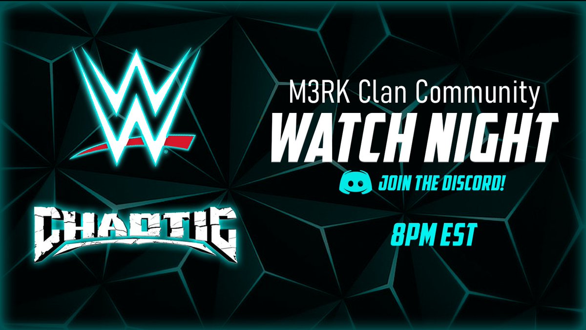 M3RKCLANGAMING's tweet photo. We are watching @ChaoticWrestlin on the 13th! Come join us at https://t.co/C2eiKcbuNS for the Discord! #morethangaming #m3rkstrong #m3rkgoeschaotic https://t.co/7Tf1JHxIK9
