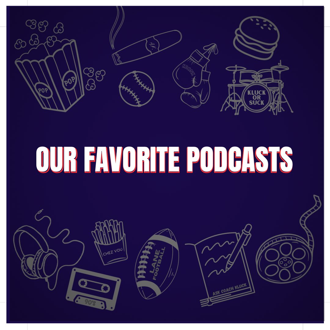 kluckcast's tweet image. TODAY'S EPISODE TOPICS INCLUDE:
- Being too prideful to say you're hurt
- Our favorite podcasts
- Not being worried about ai