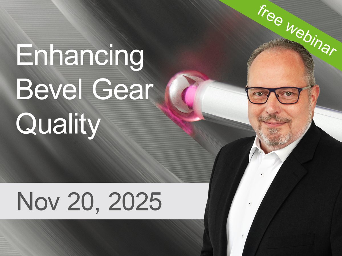 Gleasontweets's tweet image. Join us at the upcoming Gear Trainer Webinar &quot;Enhancing Bevel Gear Quality: Closed-Loop Precision Measuring&quot;. Register now for free: gleason.com/en/academy/eve…

#gleason #geartechnology #geartrainer #bevelgears #bevelgearquality #gearmeasurement #gearinspection #closedloop