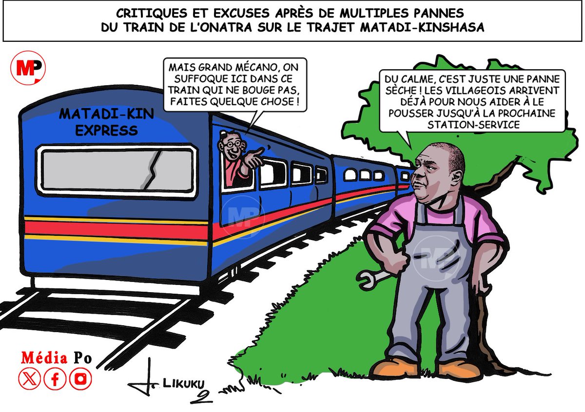 CRITIQUES ET EXCUSES APRÈS DE MULTIPLES PANNES DU TRAIN DE L’ONATRA SUR LE TRAJET MATADI-KINSHASA

Un voyage censé durer quelques heures s’est transformé en un véritable épisode de safari dans une brousse reculée du Kongo Central. C’est la mésaventure qu’ont vécue les passagers