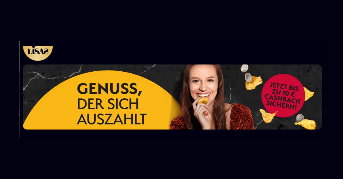 Lisa's Chips has launched a cash back program to celebrate its product relaunch and boost retail sales. Customers who upload a valid receipt can receive €1 cash back per bag while the brand gains valuable consumer insights. 
Learn more: lisaschips-cashback.de