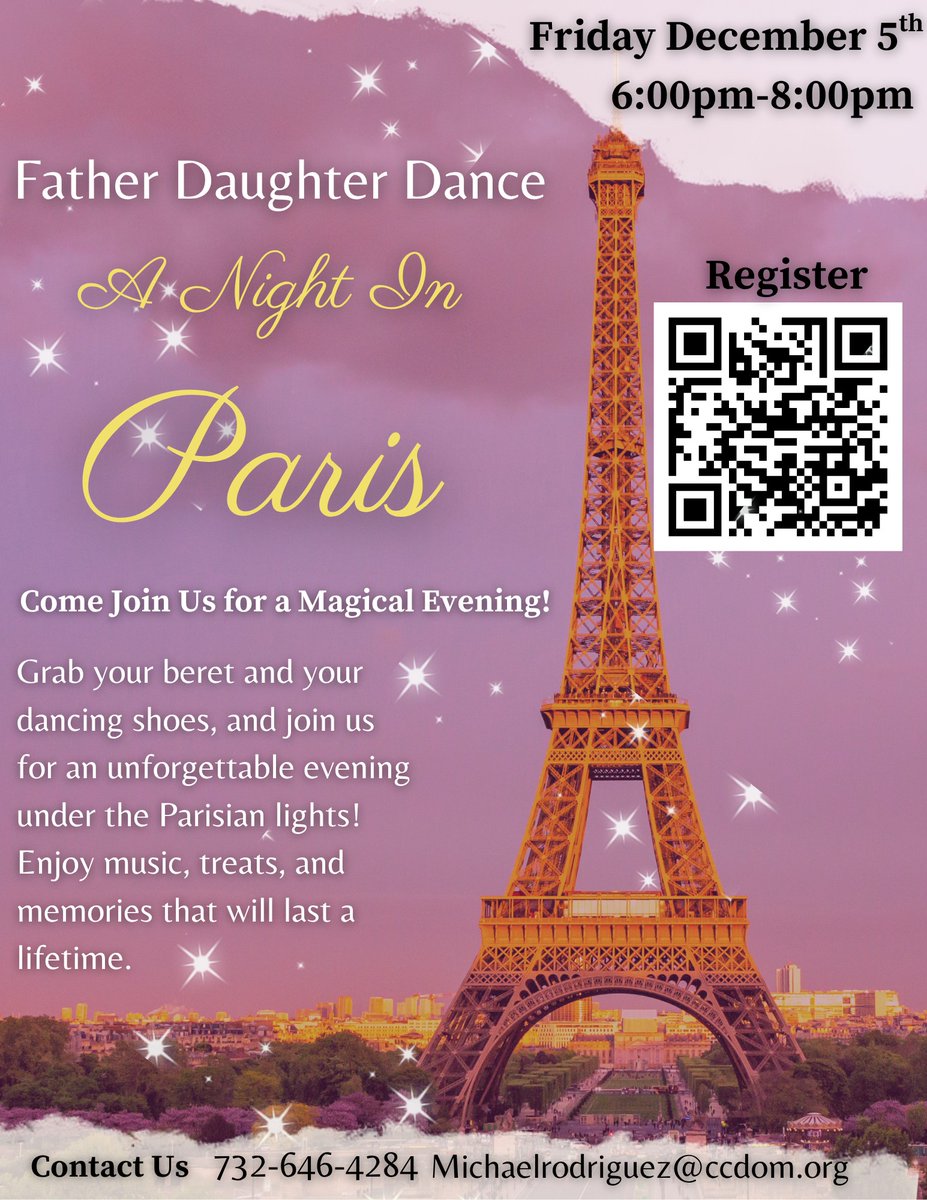 Friday, December 5th | 6:00pm–8:00pm
Sign-ups are open now — don’t wait, register today!
Scan the QR code and share this post to invite your friends , let’s make this night sparkle! 
Or Copy this link to sign up: docs.google.com/forms/d/e/1FAI…