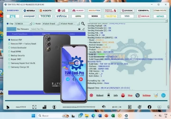 uzairch89357165's tweet image. TSM PRO Tool V2.3.5

📥 Download: go.cyberslinks.com/r.php?id=7AN7lP

🔥 TSM Game Changing And World First 🔥
🔥 Execlusive Updates And solutions 🔥
🔥 Added Remove FRP Meta Mode [Infinix/Tecno/Itel] All Patches 🔥

#tsmpro #factoryreset #frpremove #gsmsoftwares #paidtool