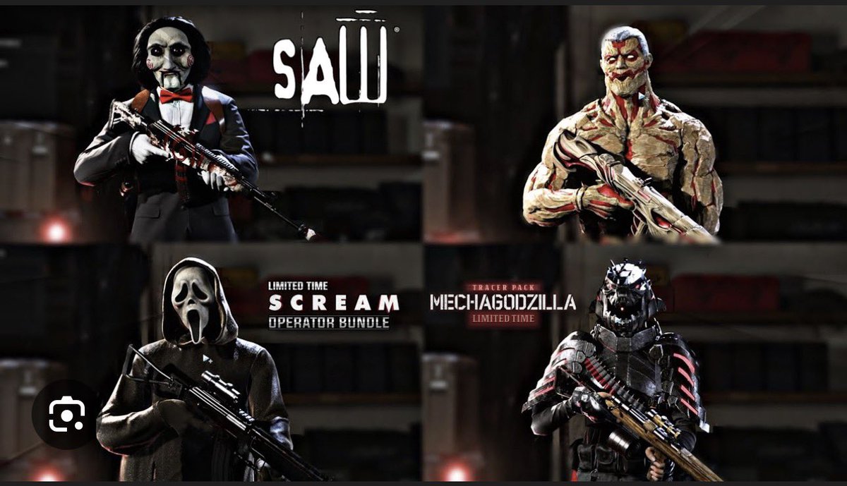 Why can't we get a good collaboration in #codm like the other franchises? We get Street Fighters while others get Terminator and ghost face etc... <a href="/PlayCODMobile/">Call of Duty: Mobile</a>