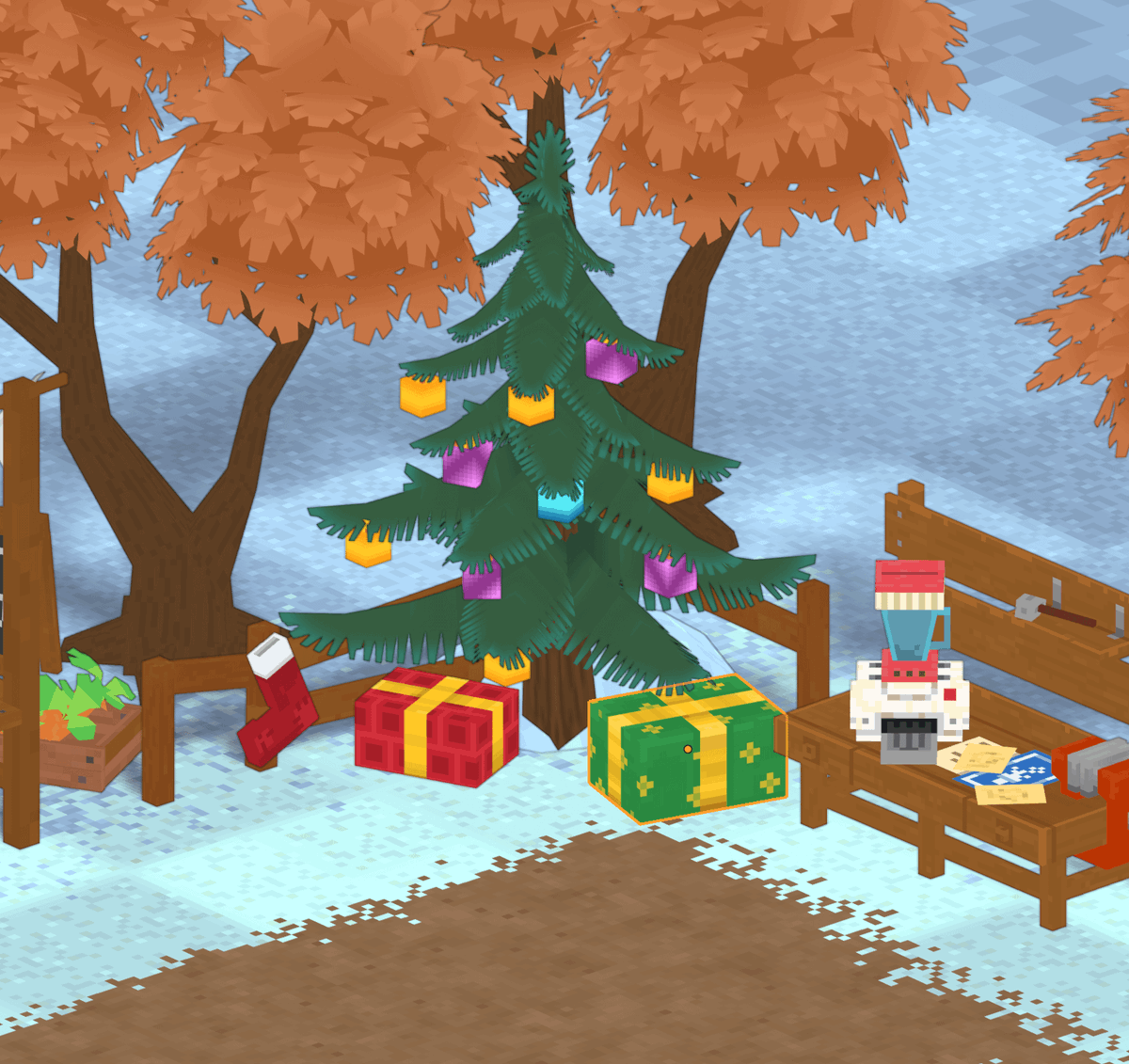 ChainersGame's tweet photo. Where are my cocoa and blanket? ❄️☕️

The first signs of winter are already appearing: frosty air, snow-kissed plots, and new animals are eagerly awaiting their moment! 🌨️����

Predict which seeds and animals will visit our farm this winter?

Note: These are the first sketches; the final result will vary.
