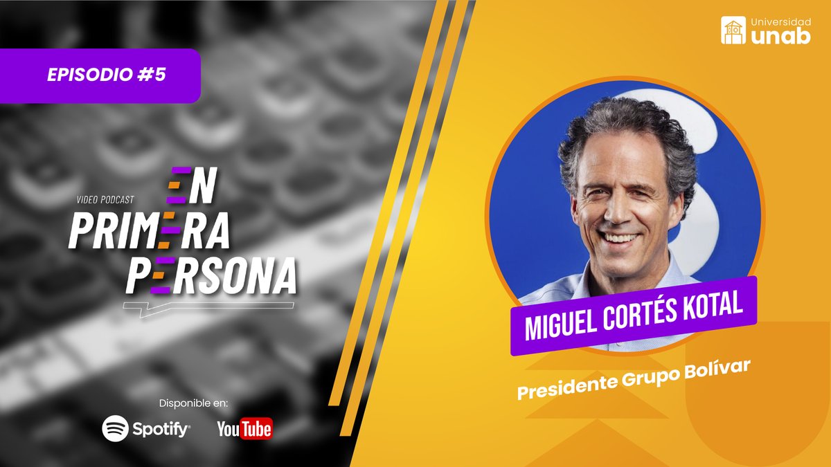 El presidente del Grupo Empresarial Bolívar - Davivienda, Miguel Cortés Kotal, comparte su visión sobre innovación, banca y el valor de la confianza en #EnPrimeraPersona 🎙️.
Escúchalo aquí 👉 youtube.com/watch?v=sg1tC6…

#Podcast #UNAB