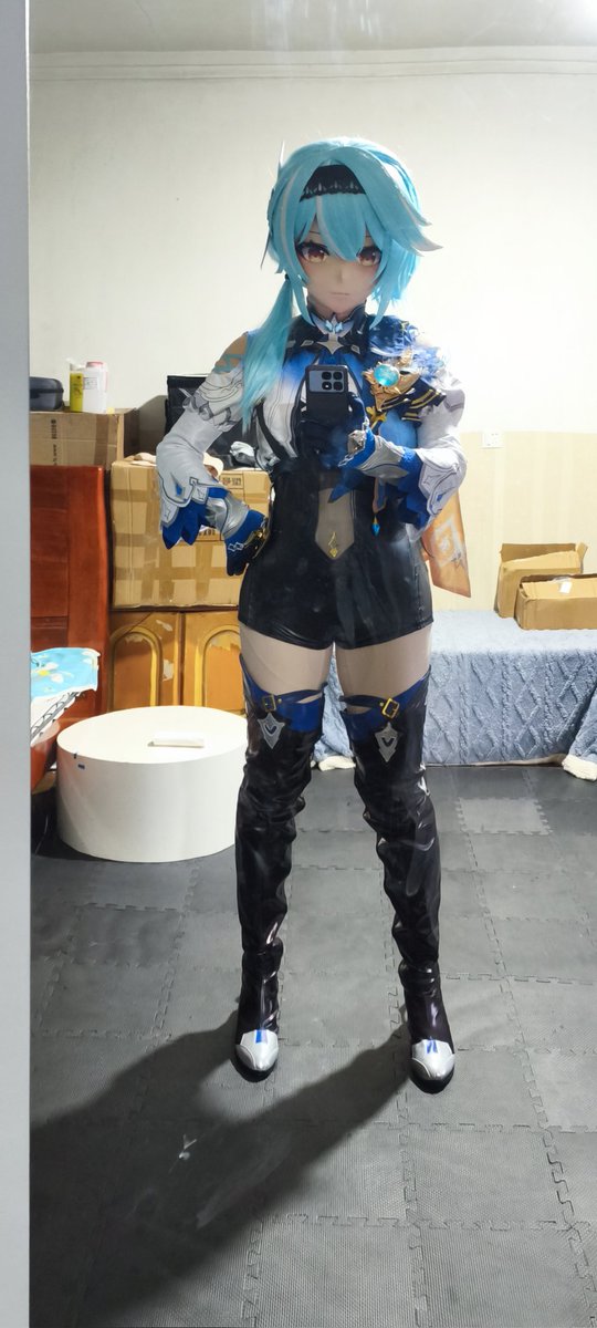 试衣（2）
好像被限流了🧐,打点teg试试
#GenshinImpact 
#kigurumi