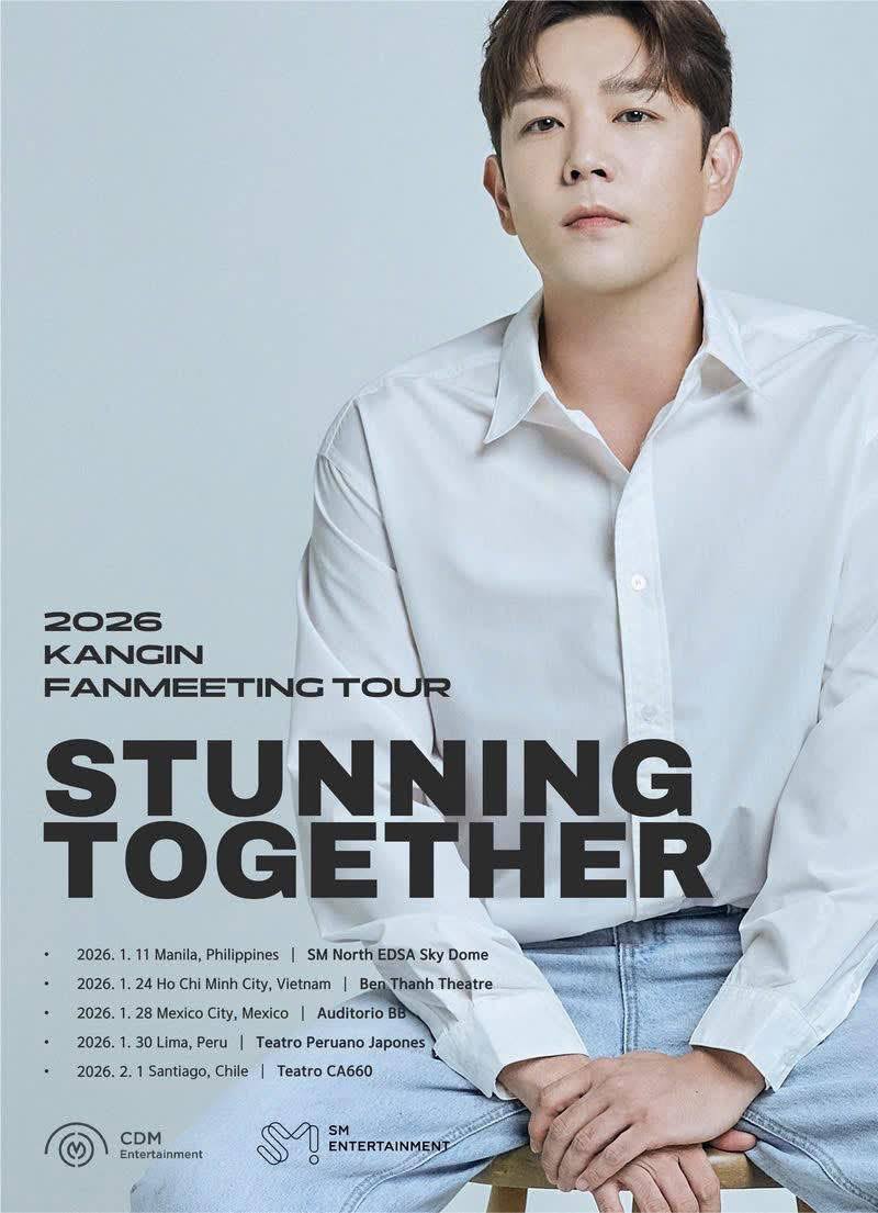 ELFLatam's tweet photo. Y empezando el 2026 con tan hermoso mapachito 🦝🦝

El 28 de enero #Kangin regresa a tierras mexicanas con su fanmeeting tour llamado #StunningTogether 😍😍

Se darán a conocer más detalles del evento más adelante.

@LaConcierteraMx @Himsenkangin https://t.co/l0v8gXuKBh