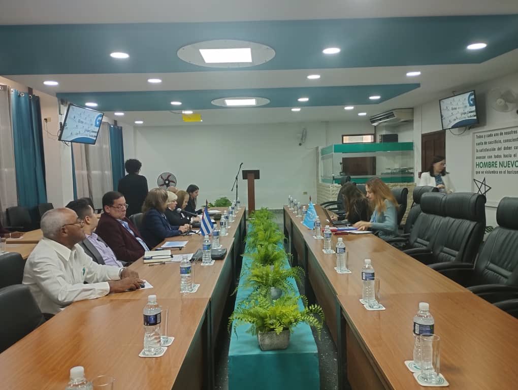 📌 En el día de ayer, la Relatora Espacial <a href="/AlenaDouhan/">Alena Douhan</a> participó en un Intercambio con los ministerios del  Comercio Interior, Industria Alimentaria y Agricultura sobre las afectaciones del bloqueo a la canasta familiar normada, el comercio interior y la industria alimentaria.