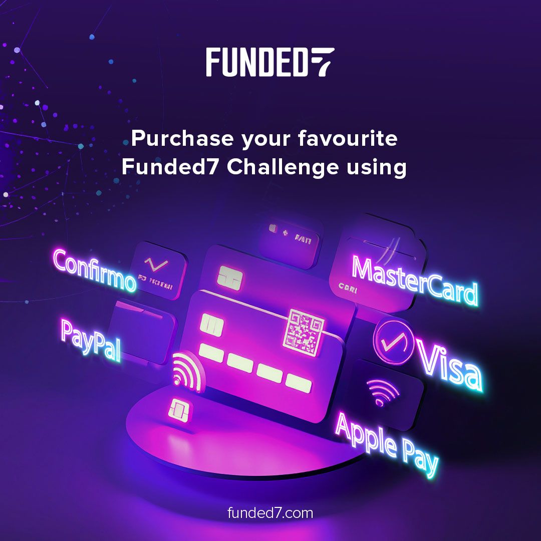 Get Funded Your Way! 💳 

Choose your favorite Funded7 Challenge and pay with ease:  

-Confirmo
-Paypal
-Mastercard
-Visa
-Apple Pay

No limits, No delays.

Get Funded ➡️ my.funded7.com/en/challenges