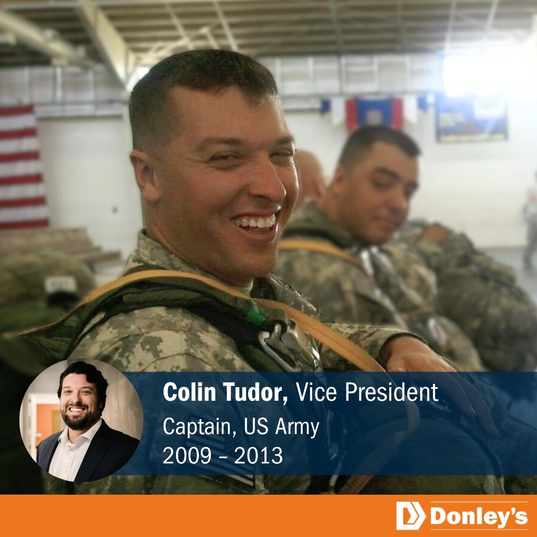 At Donley’s, we’re grateful for our colleagues who have served in the military. Colin Tudor, Vice President in our South Carolina market, served as a Captain in the U.S. Army before joining our team.

#Donleys #ConcreteContractor #VeteransDay #ThankYouVeterans