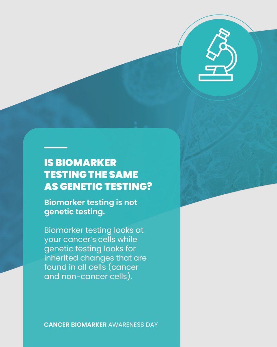 coloncanada's tweet image. Cancer biomarker testing as soon as possible after diagnosis helps patients get right treatment from the start. Join us on 11/13 to spread awareness about cancer #biomarkertesting! cancerprecisionmedicinecommons.org/cancer-biomark… #CancerBiomarkers | #CancerBiomarkerDay
