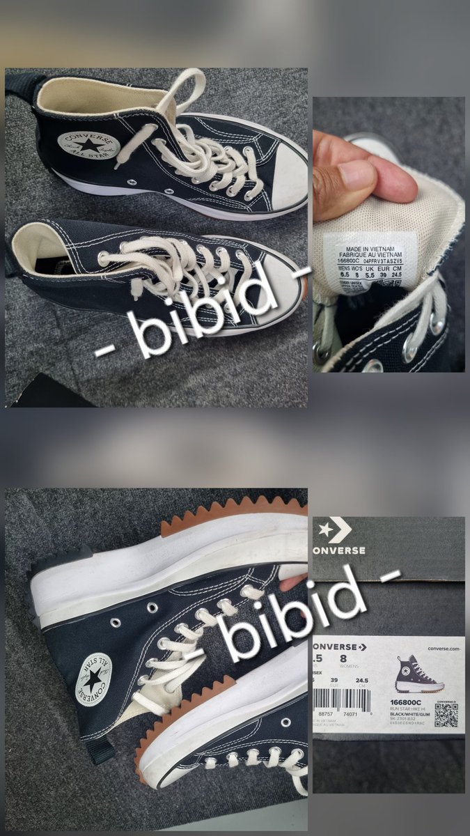 wts preloved sepatu Converse Run Star Hike High 'Black' Unisex
size (39)

🏷️ idr 750.000 (negotiable)
📍 surabaya bisa oren freeong
🖇️ pembelian di outlet resmi TP sby, ada box, pemakaian pribadi, di jual krna lg decutlering 

#wtsconverse #prelovedconverse #titipjualbibid